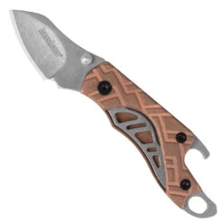 Kershaw Cinder Copper Keychain Folder Knife, 1.4" Blade