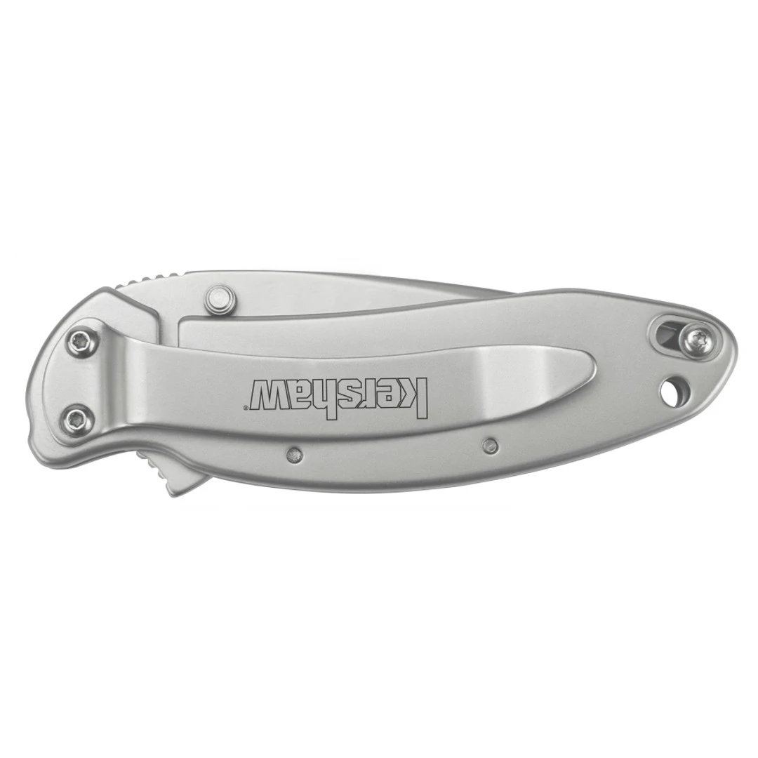 Kershaw Frame Lock Scallion Assist Knife, Plain Blade, KS1620FL - Image 2