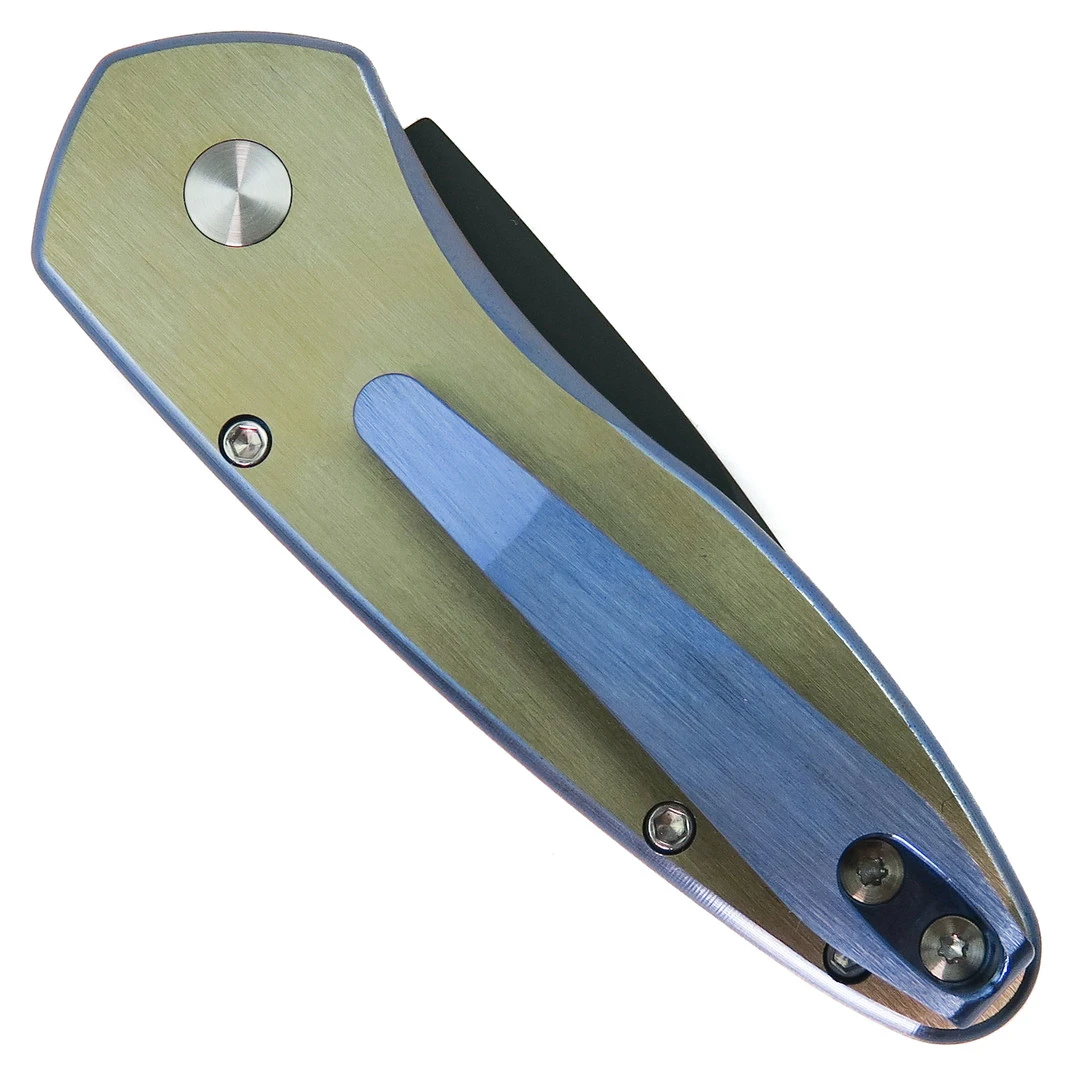 ProTech Sprint Titanium Engraved Auto Knife, DLC S35VN Blade - Image 2