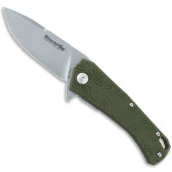 BlackFox Knives BF-746OD Willumsen Echo Flipper Knife, Stonewash Blade
