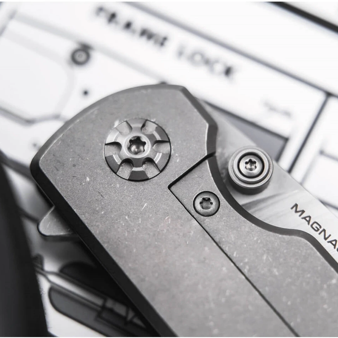 Boker Carbon Fiber M4 Sherman Flipper Knife, Magnacut Clip Blade - Image 4