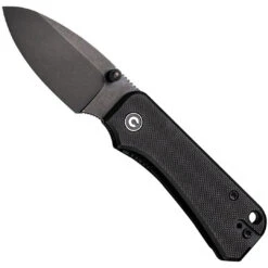CIVIVI Black G10 Baby Banter Knife, Nitro V Black Stonewash Blade