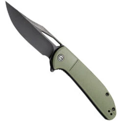 CIVIVI OD Green Ortis Flipper Knife , Black Stonewash Blade