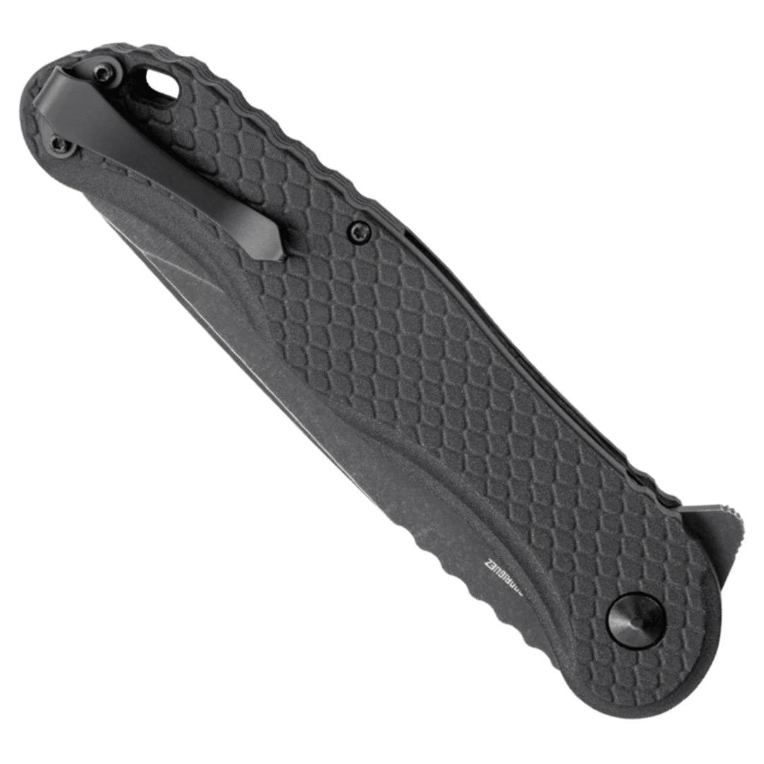 CRKT Taco Viper Assisted Flipper Knife, Black Veff Blade - Image 2