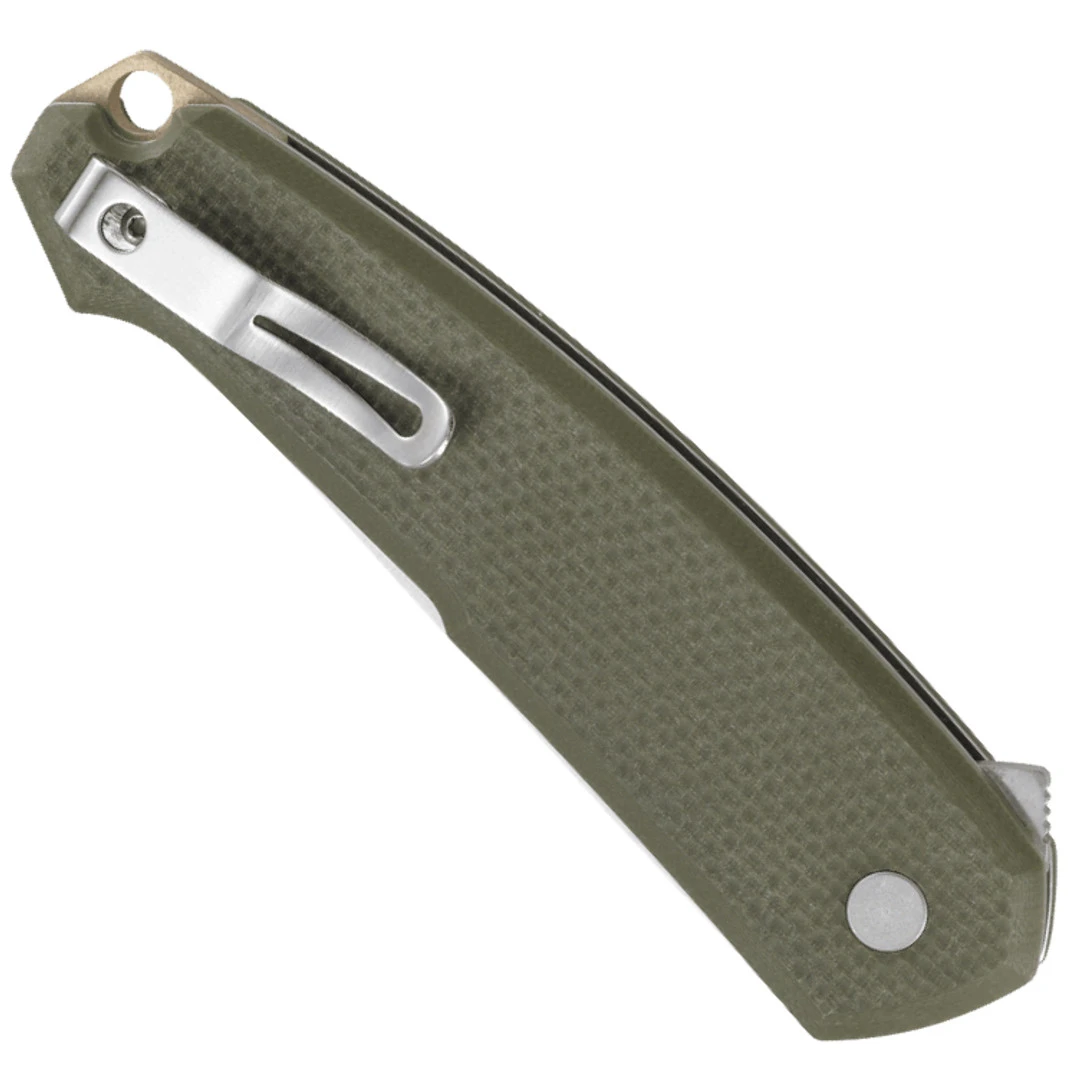 CRKT OD Green Tueto Spring Assist Knife, Satin Blade - Image 2