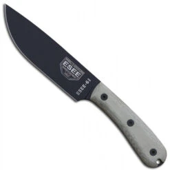 ESEE Knives ESEE-6HM Modified Handle Fixed Blade Knife, 1095 Carbon Black Blade