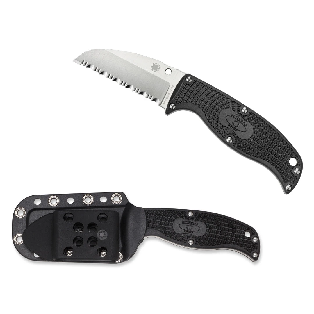 Spyderco Enuff Sheepfoot Blade, FB31SBK - Image 2