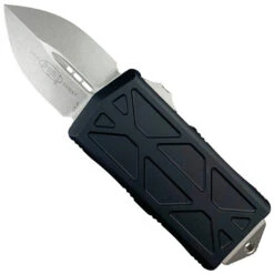 Microtech Exocet OTF Auto Knife, Stonewash Blade