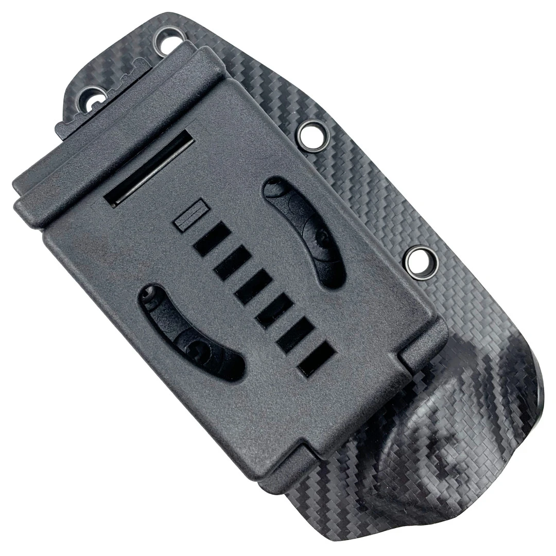 Microtech Socom Alpha Mini Fixed Blade Knife, Stonewash Combo Blade - Image 2