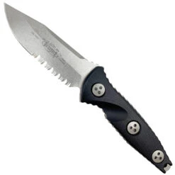 Microtech Socom Alpha Mini Fixed Blade Knife, Stonewash Combo Blade