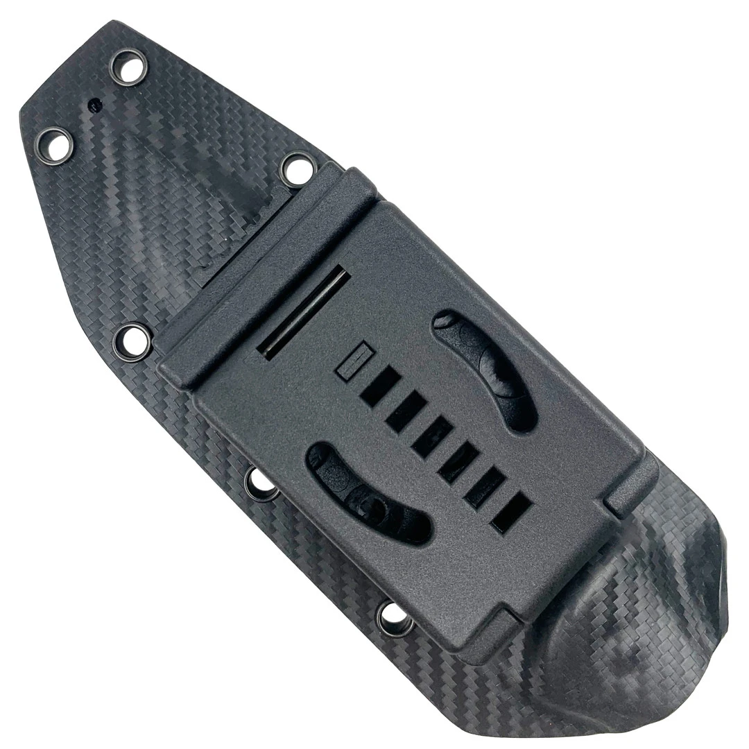 Microtech Socom Alpha Fixed Blade Knife, Stonewash Combo Blade - Image 2