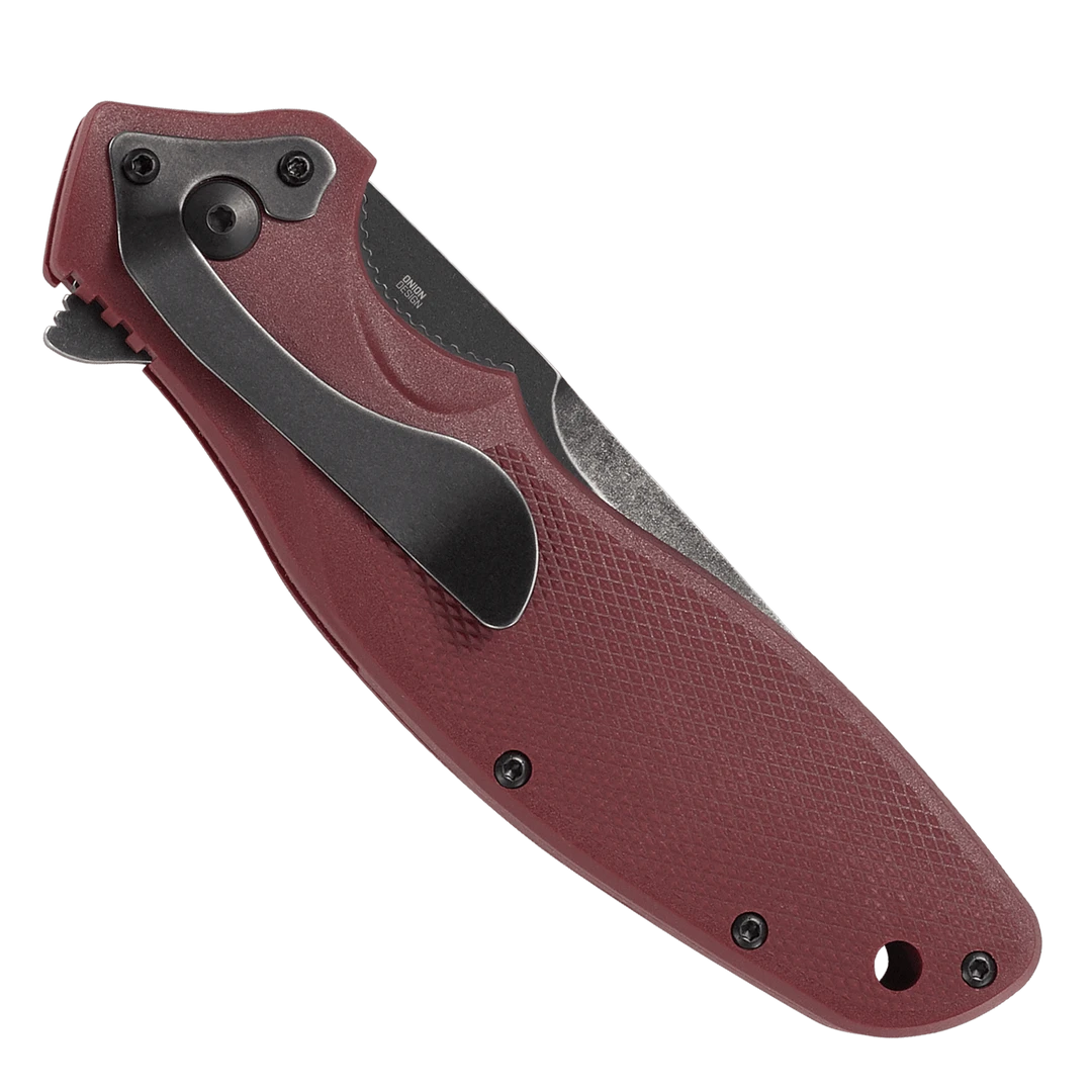 CRKT Shenanigan Maroon Spring Assist Knife - Image 2