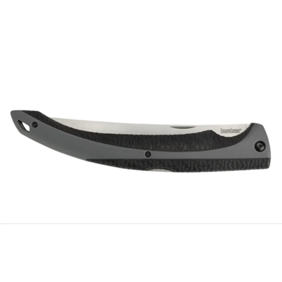 Kershaw 1258 Black/Dark Grey 6.25" Fillet Folder Knife, Satin Blade - Image 2