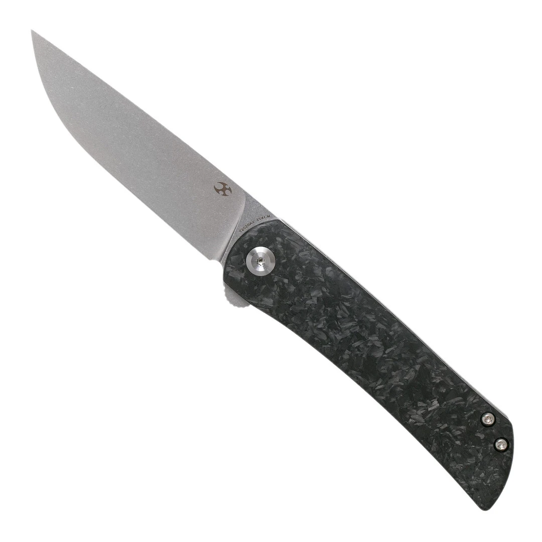 Kansept Knives Shred Carbon Fiber Weasel Folder Knife