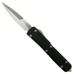 Microtech Signature Series Ultratech II OTF Knife, Stonewash Bayonet Blade