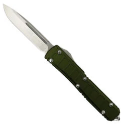 Microtech OD Green Signature Series Ultratech II OTF Knife, Satin Blade