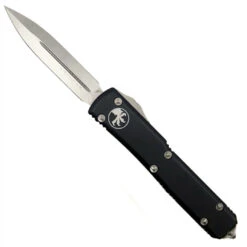 Microtech 122-10 Contoured Ultratech D/E OTF Auto Knife, Stonewash Blade