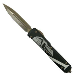 Microtech Signature Series Molon Labe Ultratech OTF Knife, Bronze Apocalyptic Dagger