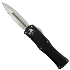Microtech Hera OTF Knife, Stonewash Dagger Blade