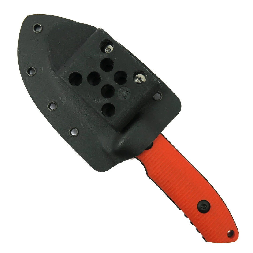 Pro-Tech Orange G10 SBR Fixed Blade Knife, Black S35-VN Blade - Image 2