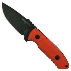 Pro-Tech Orange G10 SBR Fixed Blade Knife, Black S35-VN Blade