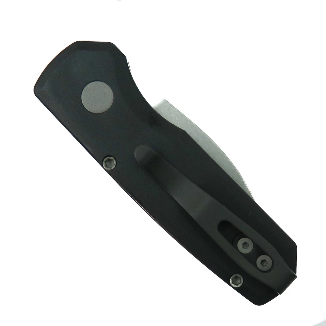 Pro-Tech Black Runt 5 Auto Knife, Wharncliffe Stonewash Magnacut Blade - Image 2