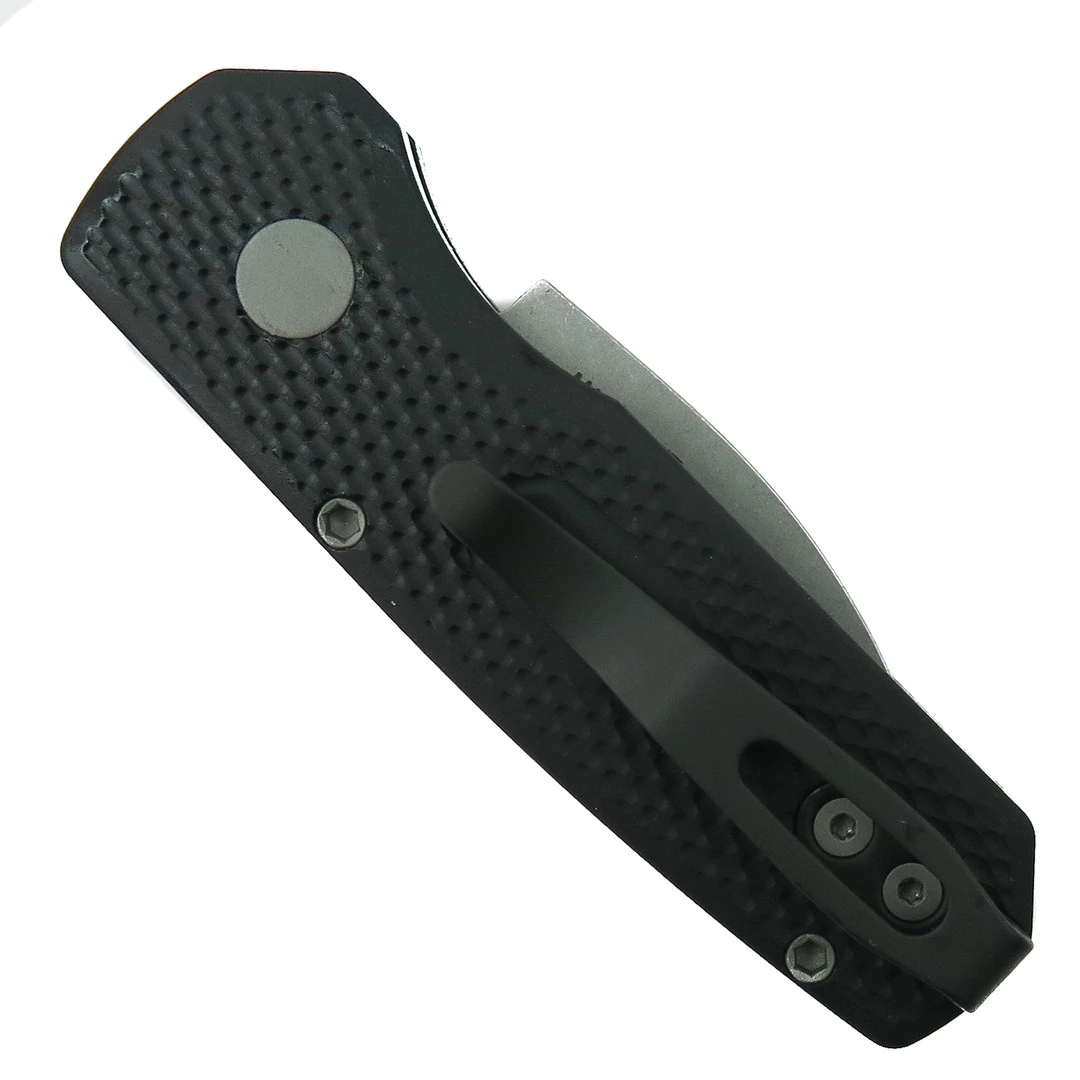 Pro-Tech Textured Runt 5 Auto Knife, Wharncliffe Stonewash Magnacut Blade - Image 2
