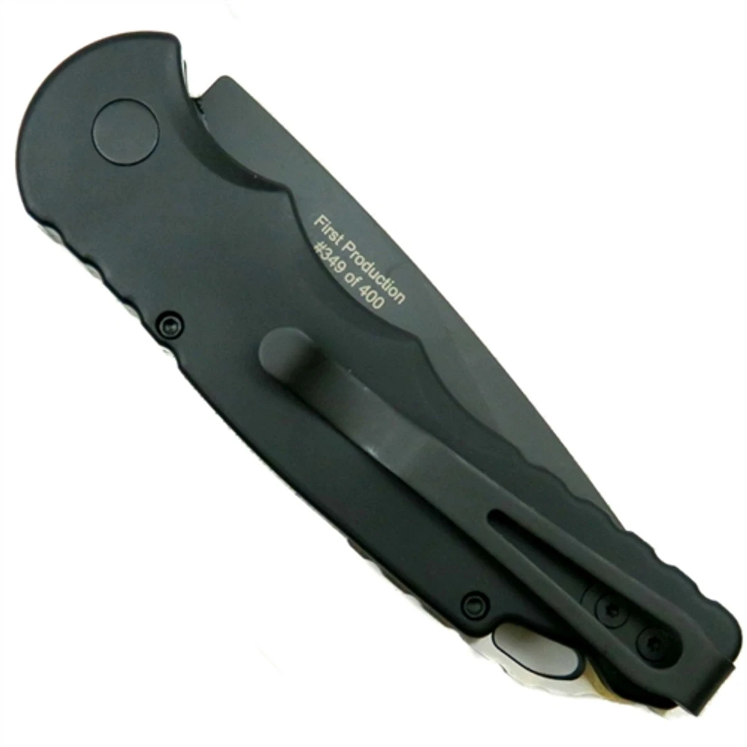 Pro-Tech T503 Tactical Response 5 Auto Knife, CPM-S35VN Black Blade - Image 2