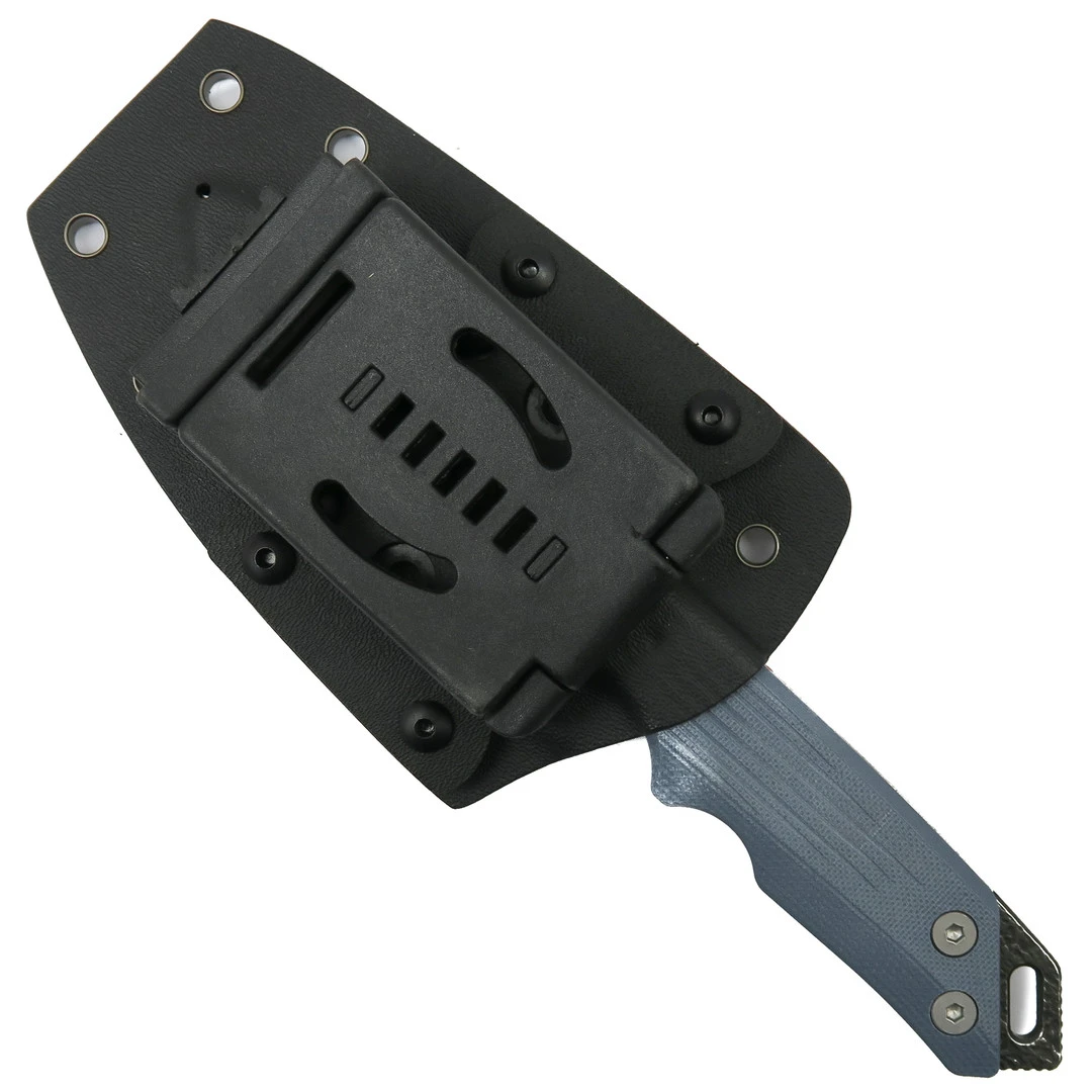 REVO Grey G-10 Journey RJ1 Fixed Blade, Satin Blade - Image 2
