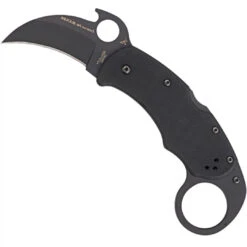 Spyderco C170GBBKP Emerson Opener Karahawk Folder Knife, VG-10 Black Blade