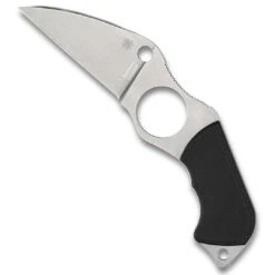 Spyderco Small Swick Fixed Blade Neck Knife, LC200N Wharncliffe Blade