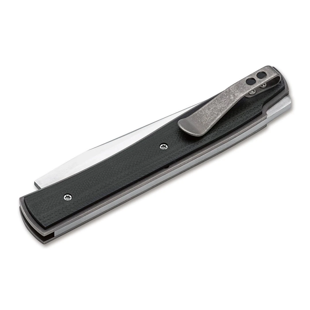 Boker Plus Urban Trapper Backlock Folder Knife, Satin Blade - Image 2