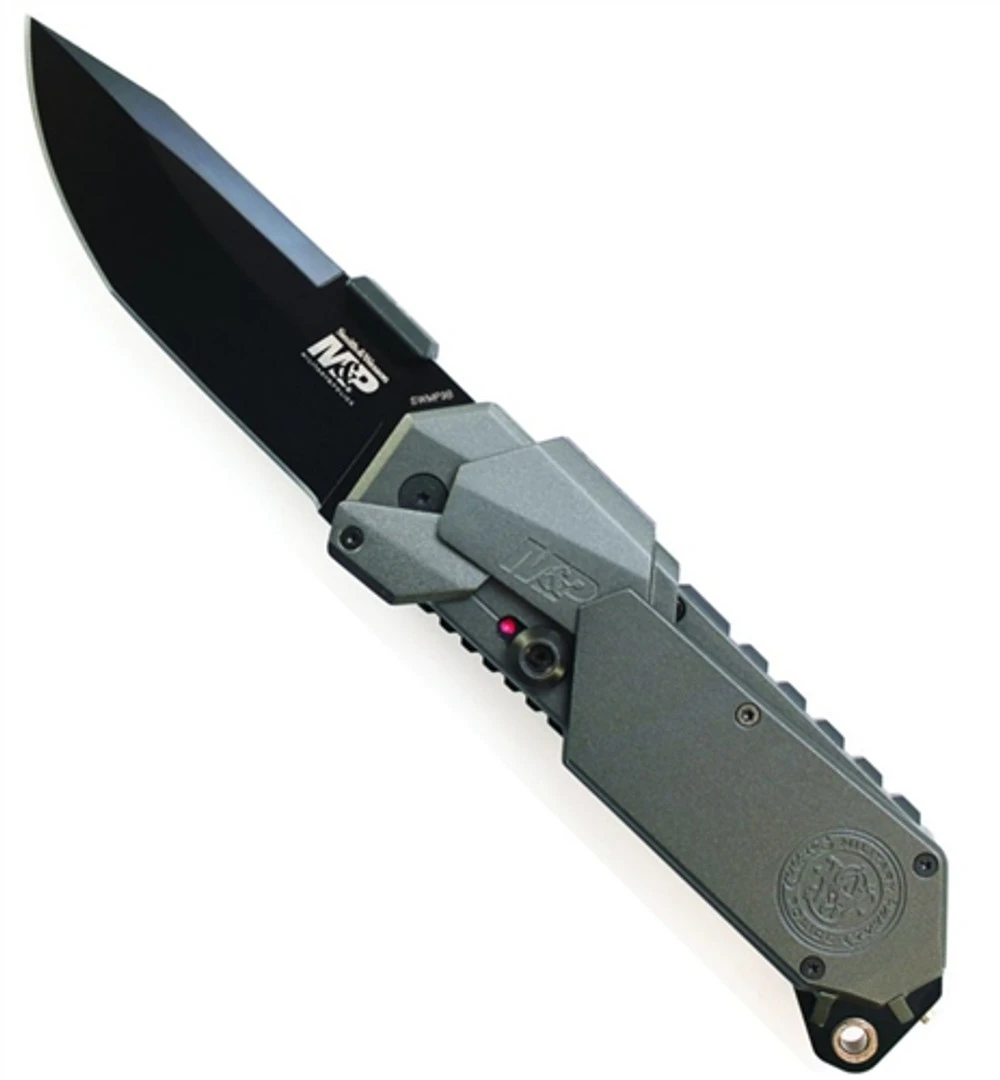 Smith & Wesson MAGIC Assist Knife, Black Plain Clip Blade, SWMP9B - Image 3