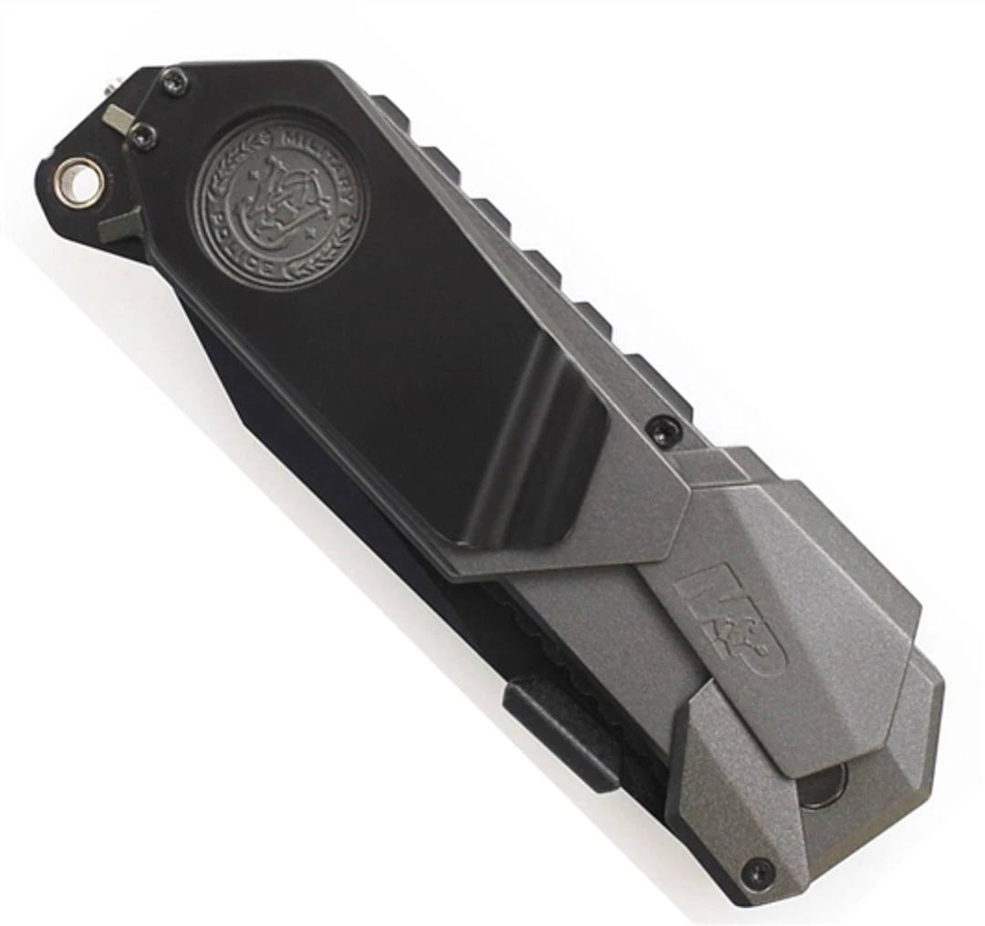 Smith & Wesson MAGIC Assist Knife, Black Plain Clip Blade, SWMP9B - Image 4