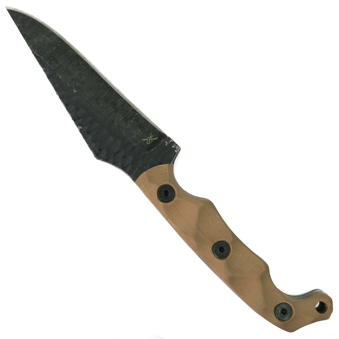 Stroup Knives TU2 Tan G10 Fixed Blade Knife - Image 2