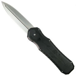 Piranha Excalibur Double Action OTF Knife, Stonewash Blade